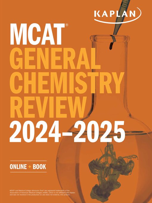 Title details for MCAT General Chemistry Review 2024-2025 by Kaplan Test Prep - Wait list